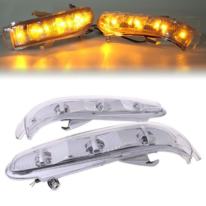 Hik 2pcs Lampu Sein Led Untuk Kaca Spion Depan Mobil Mercedes W220