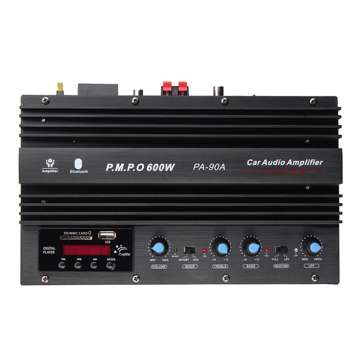 Terbaru 600W Home bluetooth 4.0 Power Version Car Amplifier Subwoofer