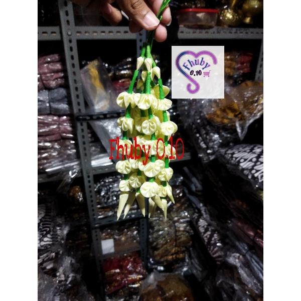Sumping Melati Palsu - Sumping Ronce Melati - Melati Imitasi
