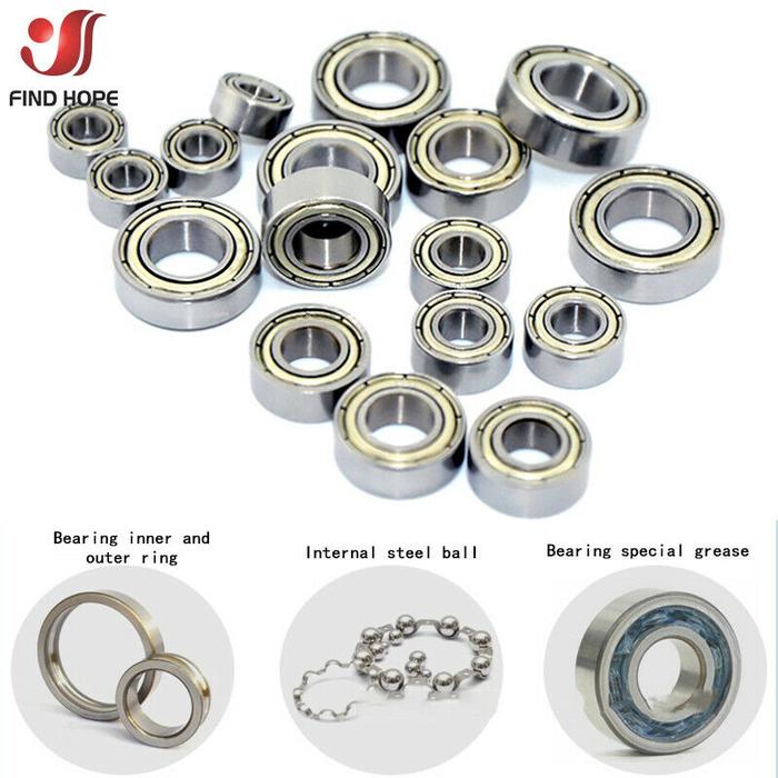 10Pcs 605zz/608zz/625zz/626zz/688zz Deep Groove Ball Kamjay