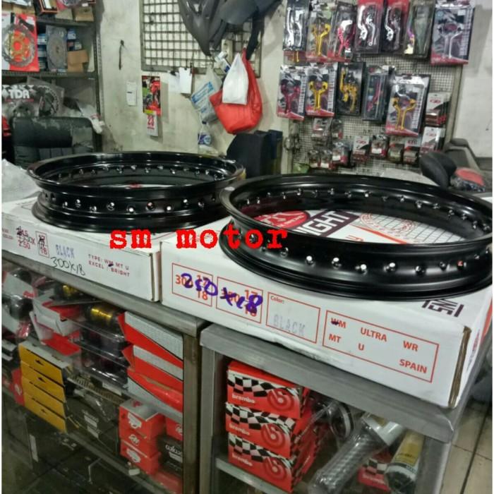 VELG TK JAPAN UKURAN 250/300-18 SEPASANG TIPE BRIGHT