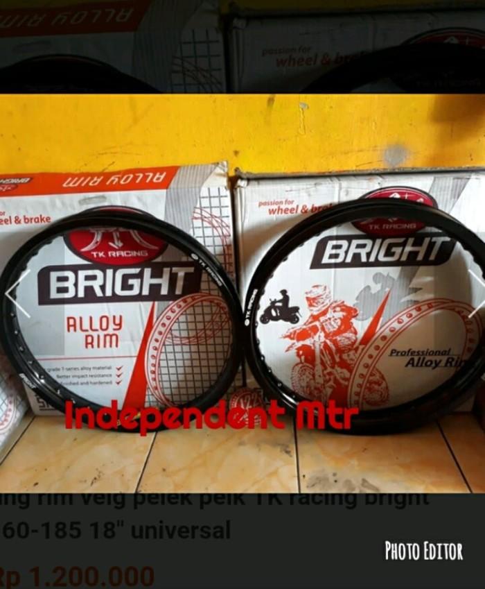 Velg Tk 185-215-250 hitam silver