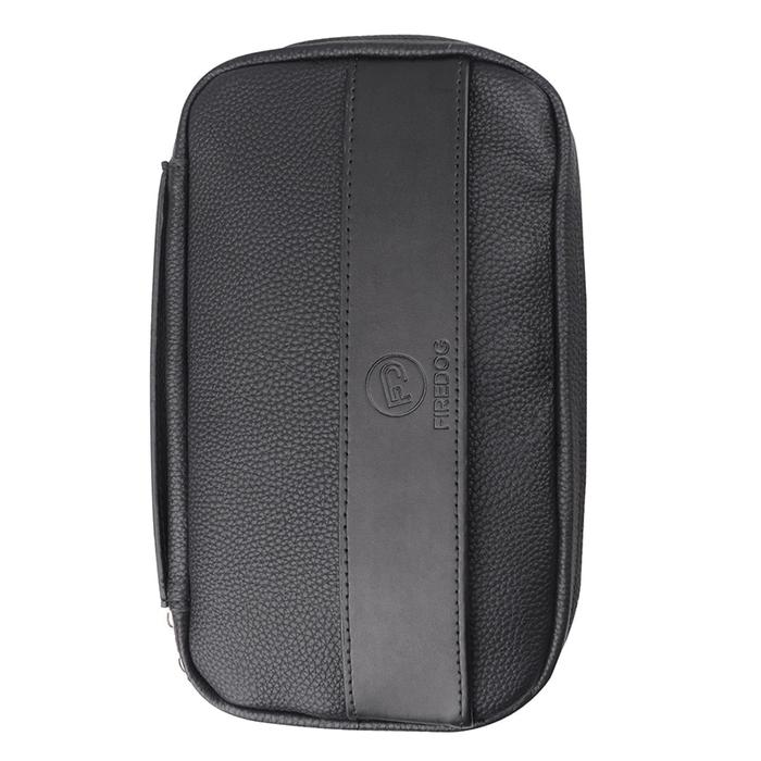 FIREDOG PU Leather Cigar Bag Humidor Travel Cigar Case for Kamjay