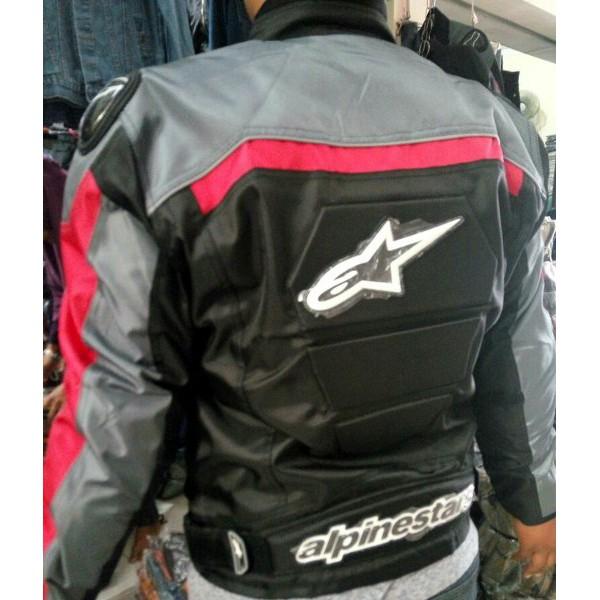 Jaket Motor Touring Pria Bahan Dolby Waterproof Bikers Alpinestar