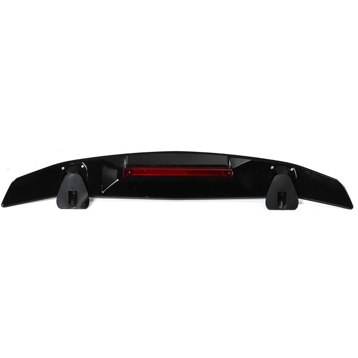 Terbaru Universal Perforated Sedan Car Sports Tail Fixed Spoiler Wing