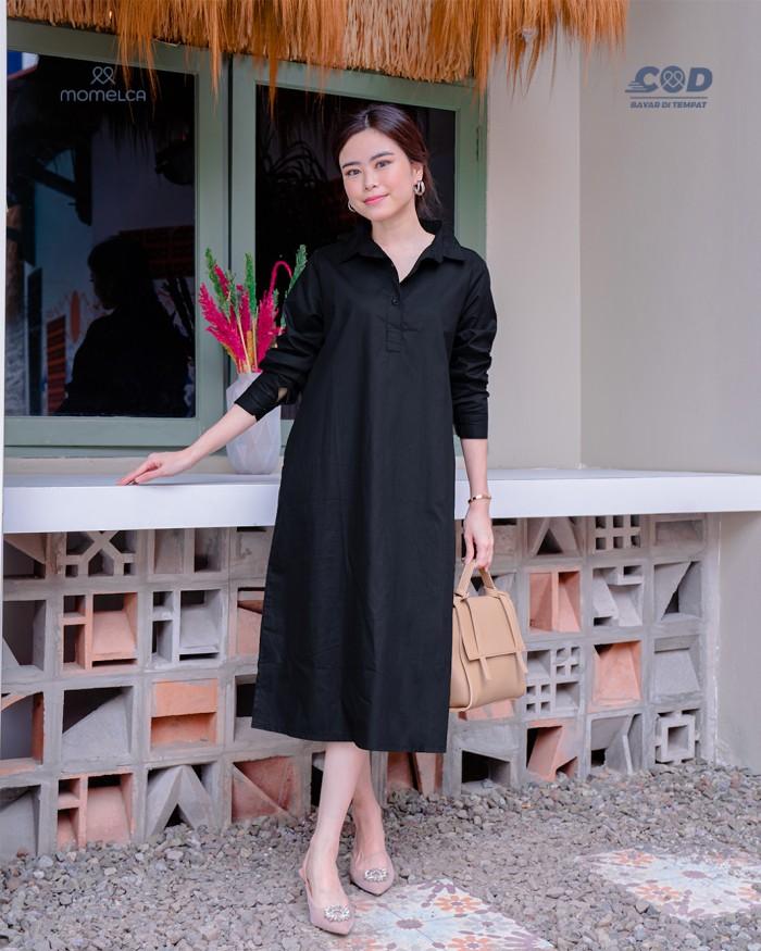 Momelca ISUKA FASHION Marina Dress jumbo Pakaian bigsize tunik lebaran