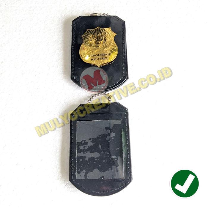 Dompet Lencana - Dompet Lencana Dompet KTA Logo Kepolisian Khusus