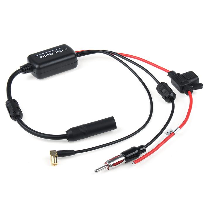 Terbaru Universal DAB+ FM Car Antenna Aerial Splitter Cable Digital