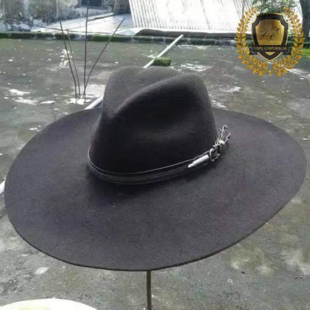 TOPI MARLBORO THE ROLLING FEDORA BAHAN ASLI LAKEN IMPORT