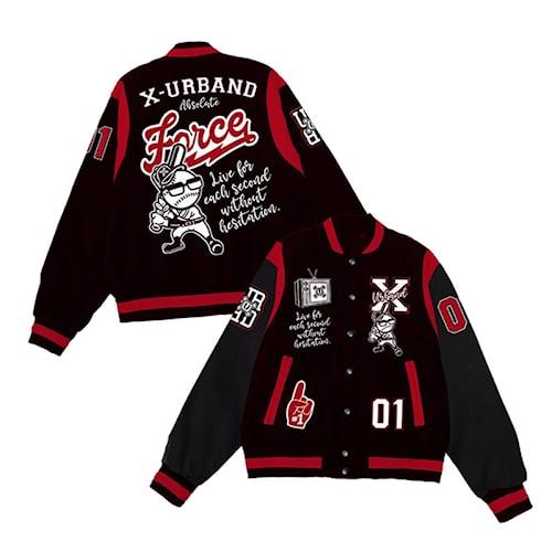 Jaket Varsity Pria Wanita Live For Each Second Without Hesitation