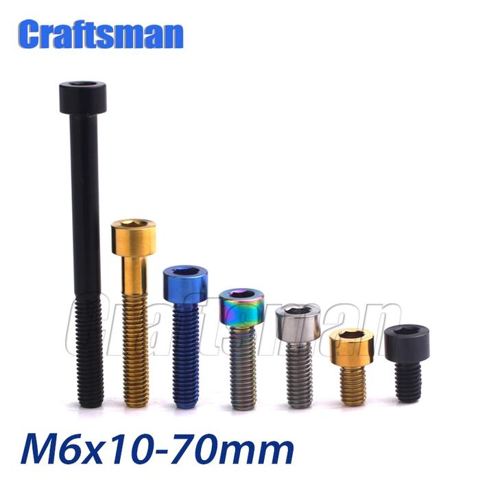 Titanium Ti M6 X 10 16 18 20 25 30 35 40 45 50 55 60 65 Kamjay