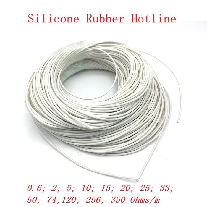 Alle Maten Laagspanning Silicone Rubber Verwarming Kabel Kamjay