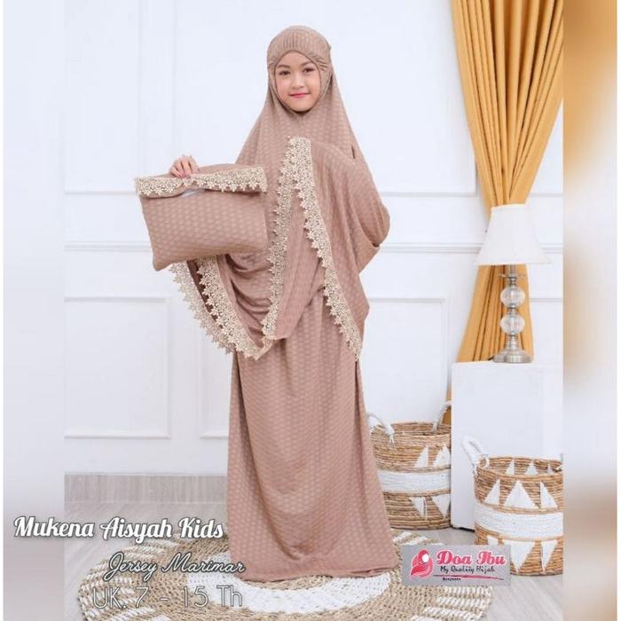 MUKENA DOA IBU JERSEY MARIMAR ORIGINAL DOI ANAK REMAJA TANGGUNG BY