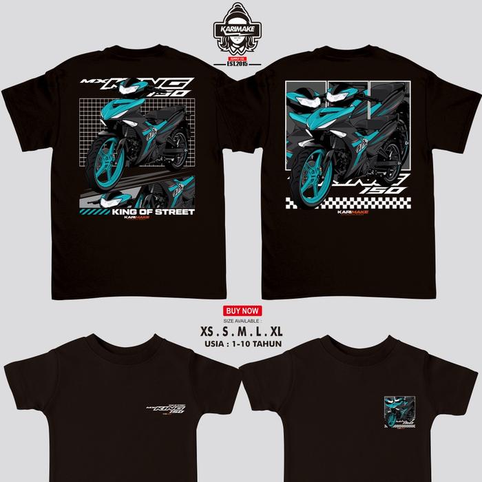 Kaos Baju Anak YAMAHA MX KING 150cc 2022 Kaos Otomotif - Karimake