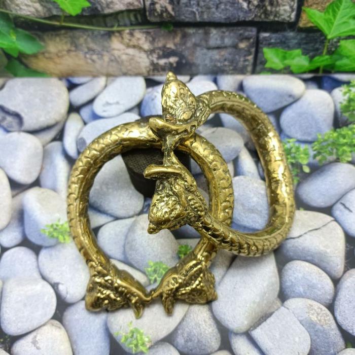 BARANG ANTIK GELANG NAGA KUNINGAN