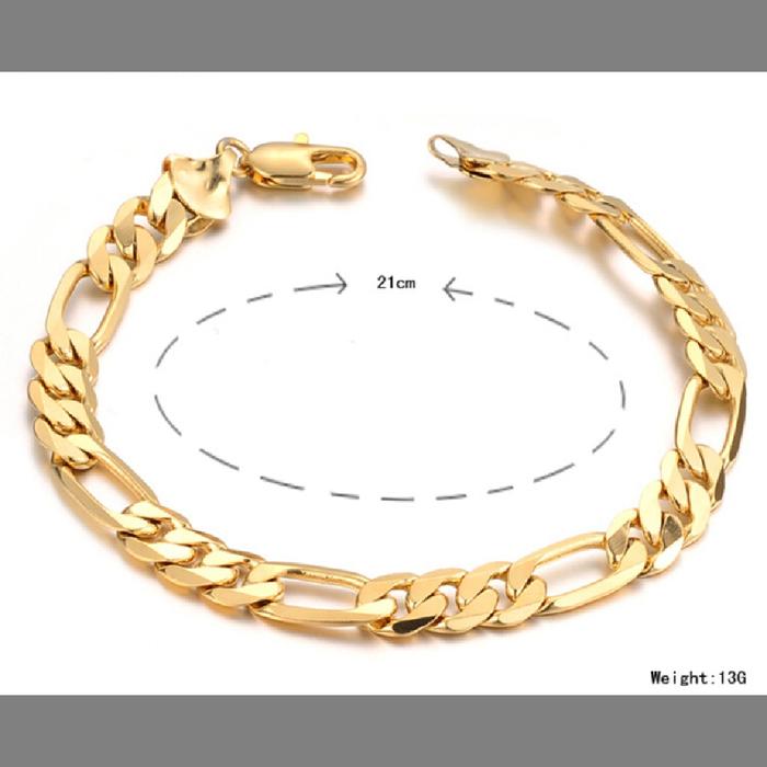 Perhiasan Gelang Rantai Emas 18k 2015 Untuk Pria