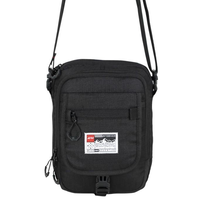 Travel Pouch / Tas Selempang Estonia X3 Arei Outdoorgear - Hitam-Merah