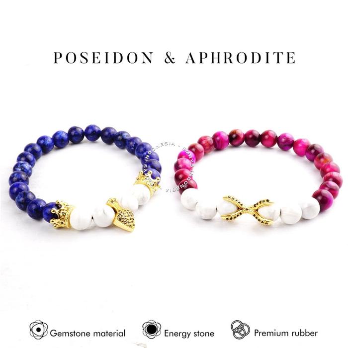 Emrys APHRODITE x POSEIDON Gelang Batu Pria Wanita