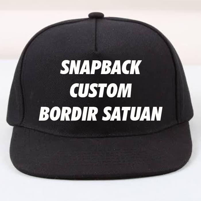 Snapback Topi Hip Hop HipHop Custom Bordir