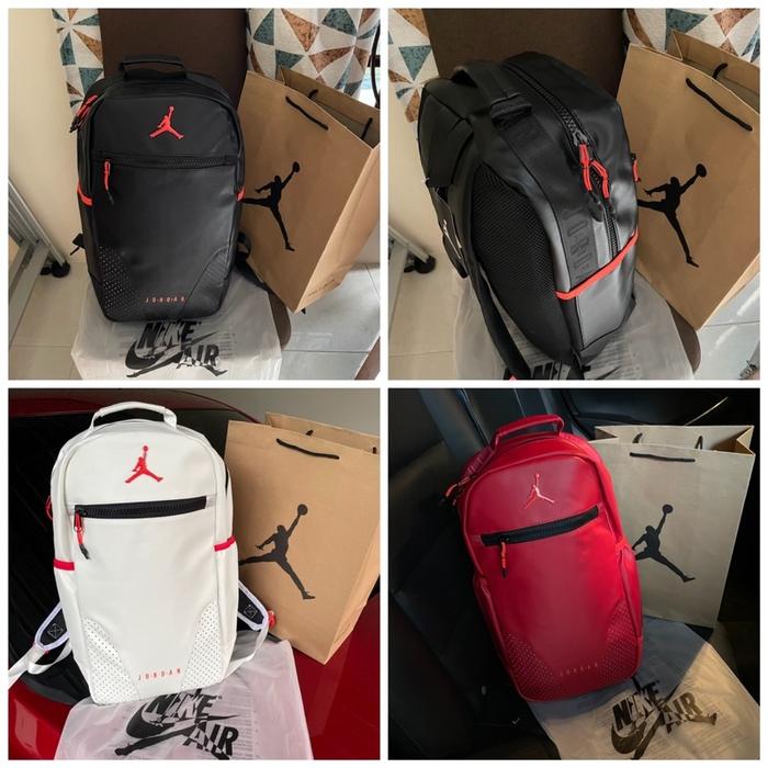 BAGPACK BACKPACK AIR JORDAN LEATHER RETRO 6 TAS JORDAN TAS RANSEL