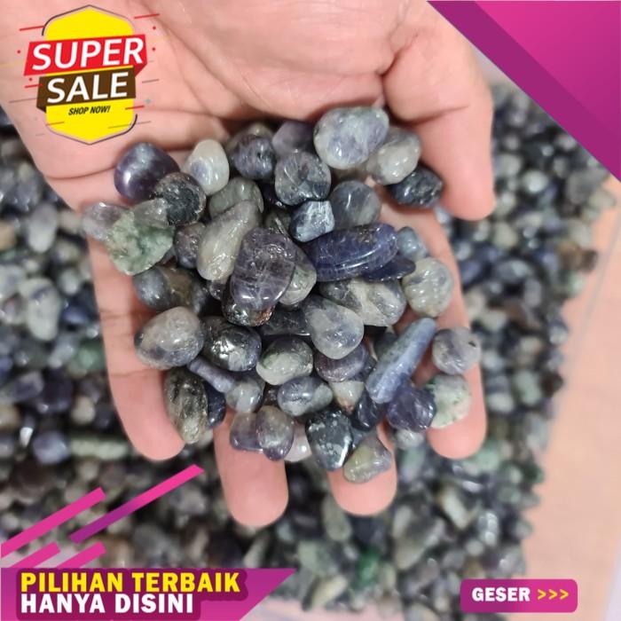BATU Iolite chips special B packing 100grams NATURAL