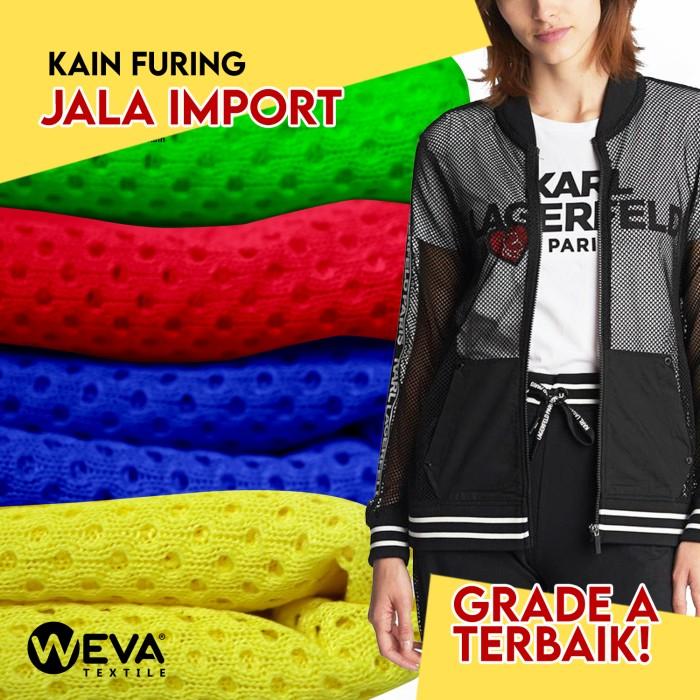 Bahan Kain Jala Kain Mesh Jaring Dalaman Jaket Putih Kiloan Murah
