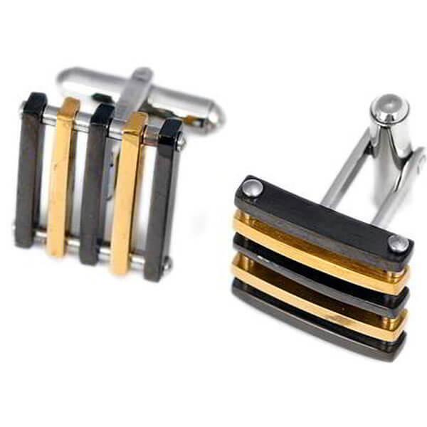 Cufflink Fazia manset kemeja keren import steel titanium