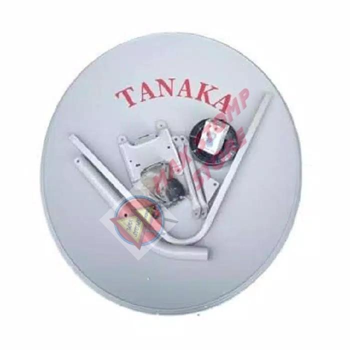 XN254 Payung Parabola Kuband 75Cm Set Kabel LNB Single Dish Satelit Ta