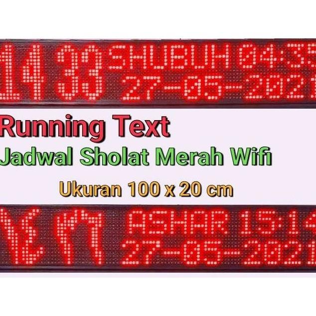 TB210 Jadwal Sholat Running Text