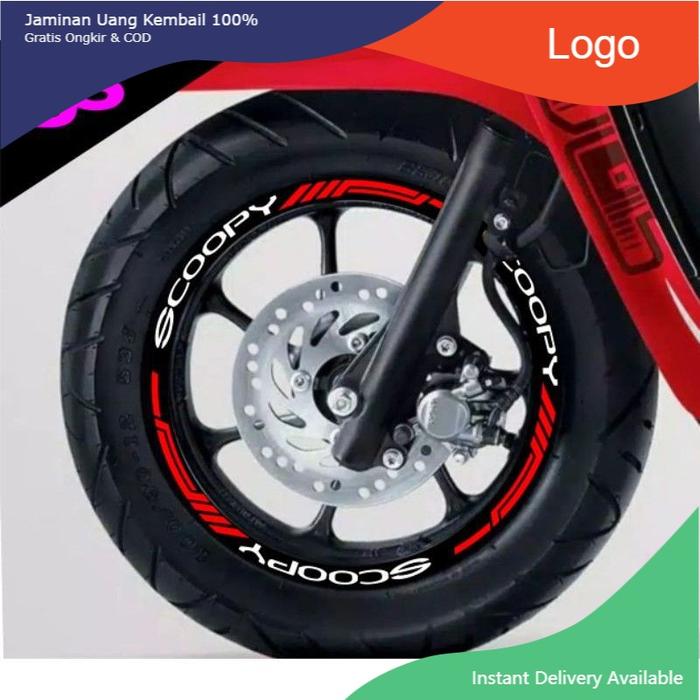 Stiker Velg Scoopy D2 Stiker Velg Scoopy Ring12 Stiker Velg Scoopy New