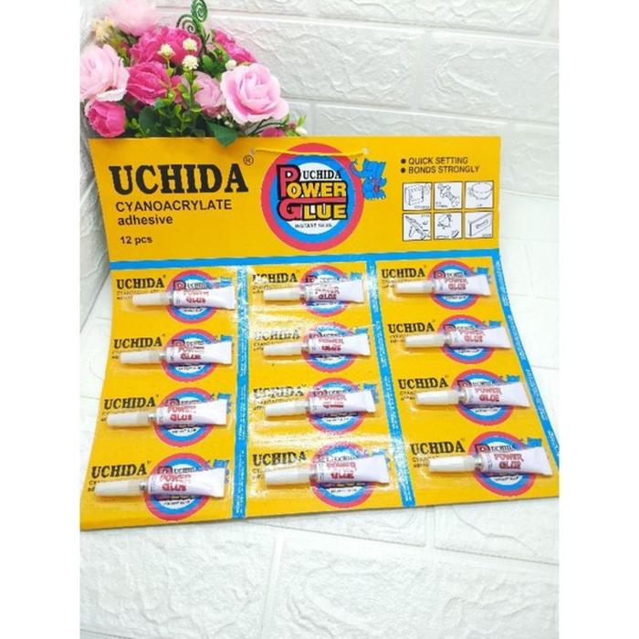 LEM POWER GLUE 12 PCS/ INSTAN GLUE UCHIDA