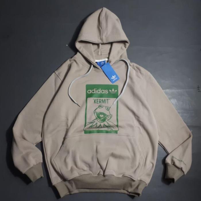 Hoodie Adidas Stan Smith Kermit Hoodie Pria Hoodie Wanita Jaket Pria