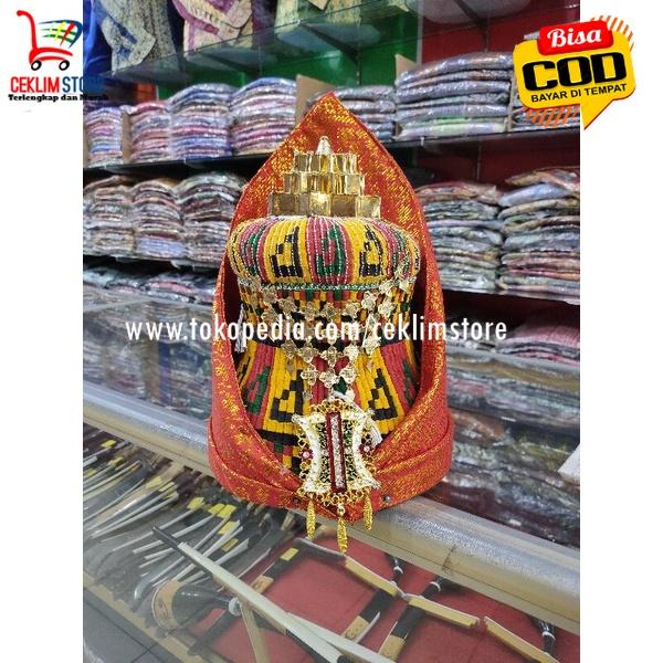 Topi pengantin pria Aceh komplit | kupiah meukeutop aceh