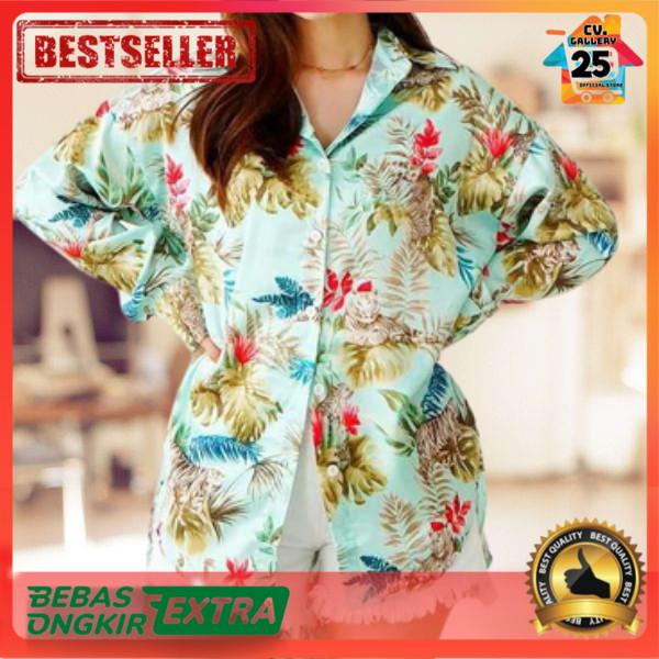 Baju atasan wanita TM 6768 baju Kemeja blouse WAKANDA oversized import