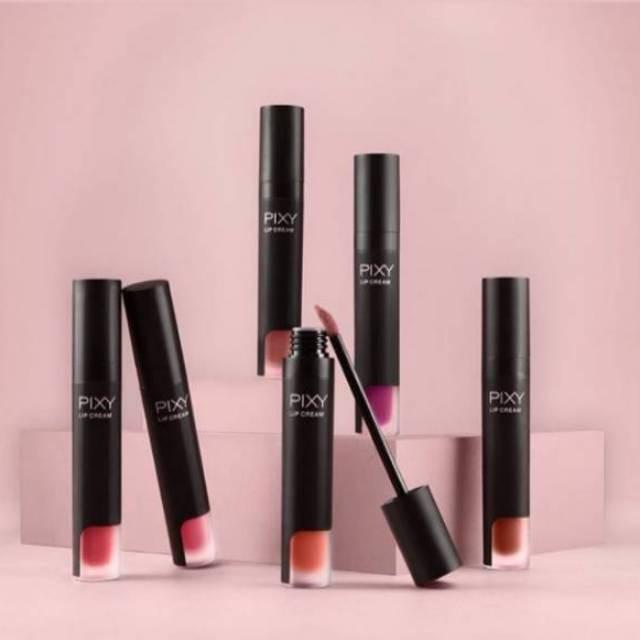 Ningrumshop kosmetik bibir lipstik pixy lip cream 07 vintage rose lip