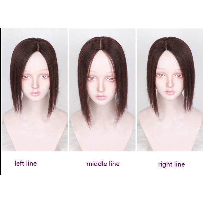 Ms Human Hair Topper Wig For Women 13X13 Breathable Mono Ros