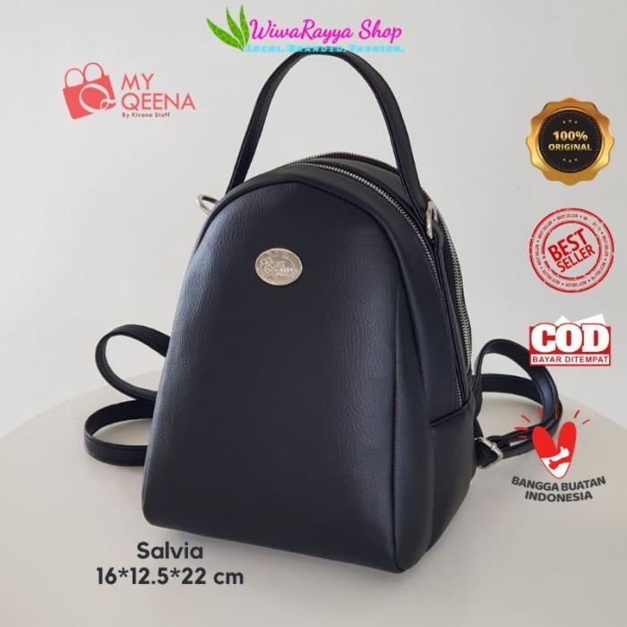 Tas Ransel Wanita Kekinian SALVIA My Qeena by Kirana Stuff 3 in 1