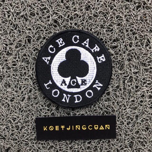 Patch/Emblem Bordir Jahit Ace Cafe London bulat
