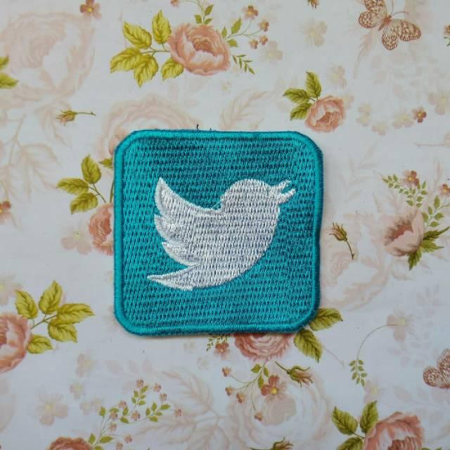 Patch bordir Twitter