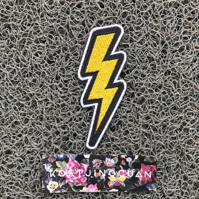 Patch/Emblem bordir jahit Lighting II petir bukan sembarang petir