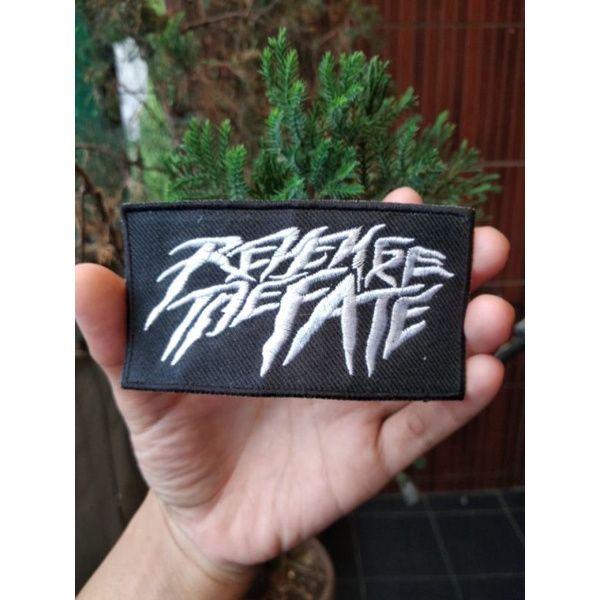 Emblem Patch Bordir REVENGE THE FATE