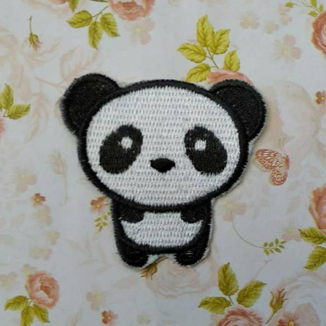 Patch bordir karakter panda