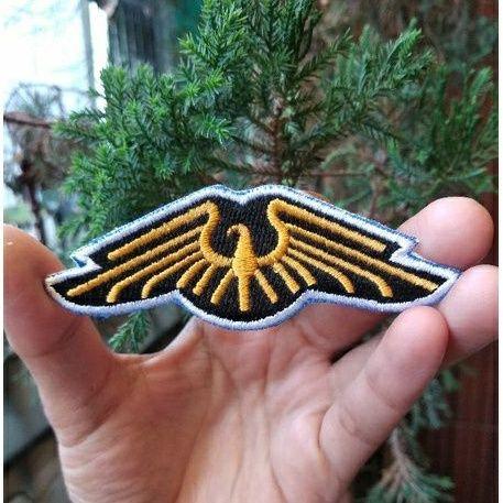 Emblem Patch Bordir Logo Pangkat ARMY USA EGGLE