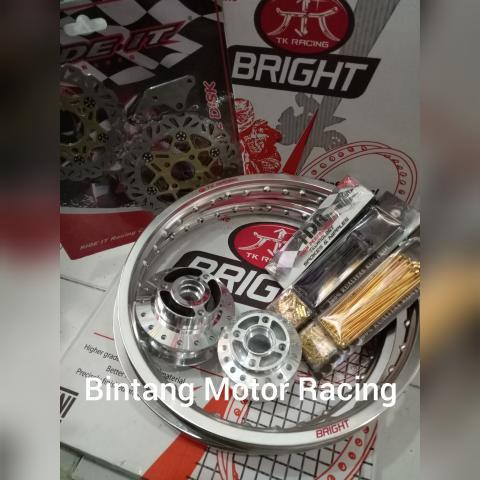 Paketan velg TK JAPAN ORIGINAL motor satria fu free stel velg
