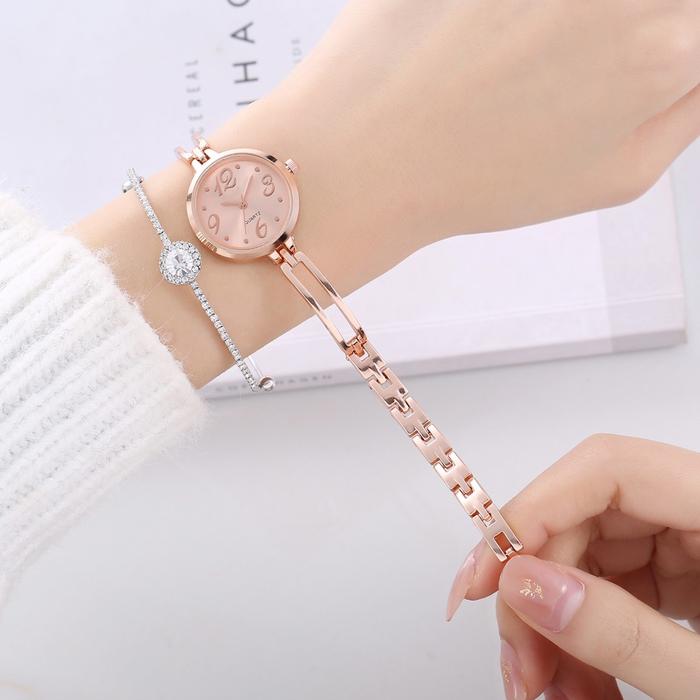 JAM TANGAN CEWEK GELANG JAM QUARTZ JAM ARLOJI JAM FASHION JAM