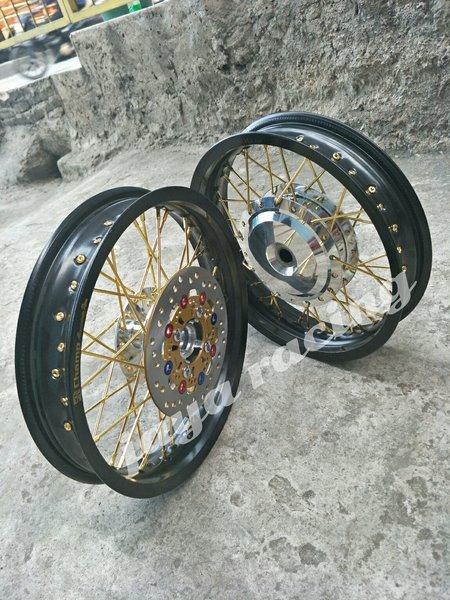 GRATIS ONGKIR - sepaket velg ring 14 tapak lebar 215 dan 250 beat fi