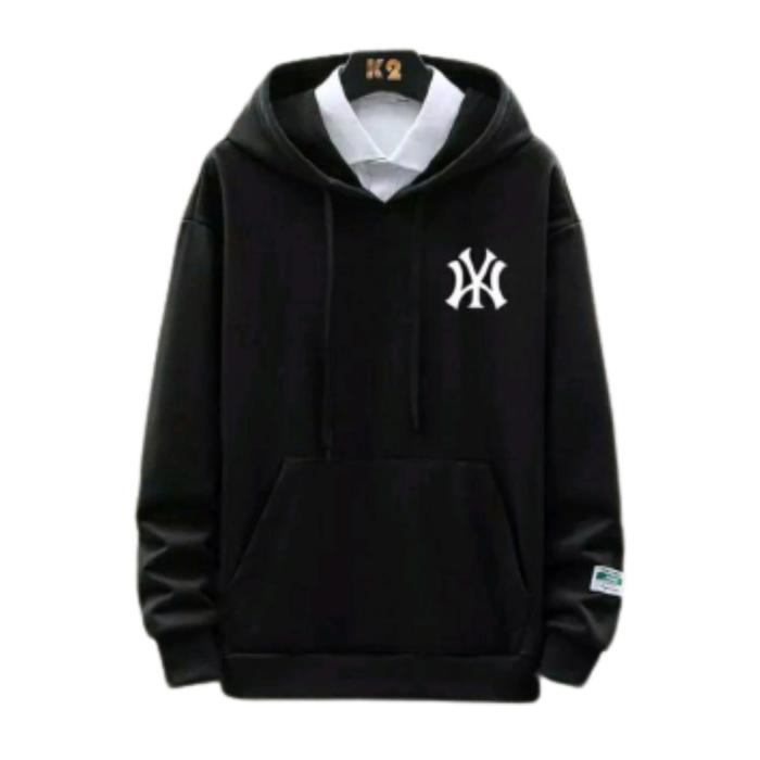 Sweater Cowok Cewek NY Hoodie Pria Wanita Ny Switer logo bordir