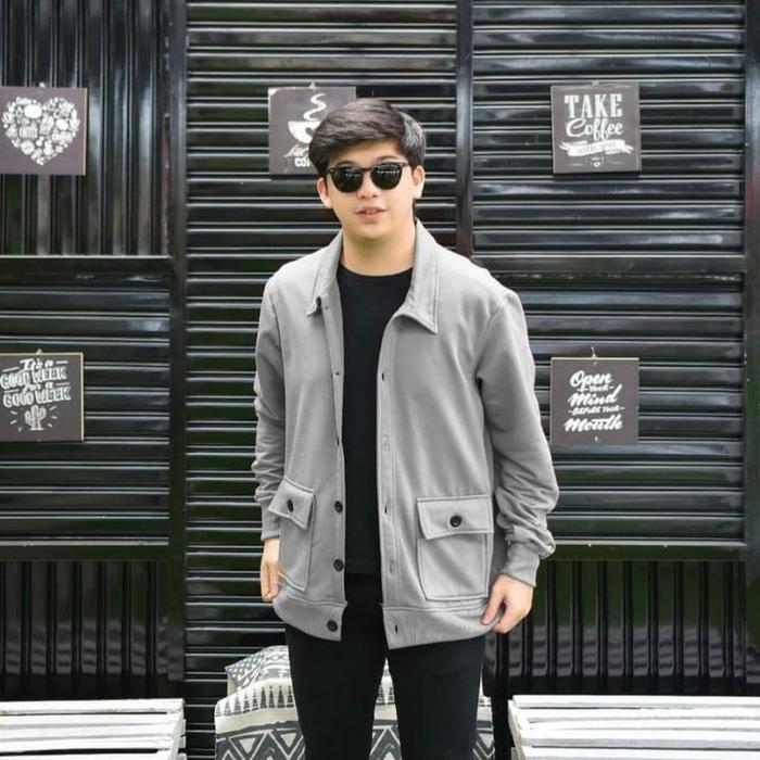 Jaket pria IKC 002 distro cbr six Bandung hoodie grosir pakaian pria