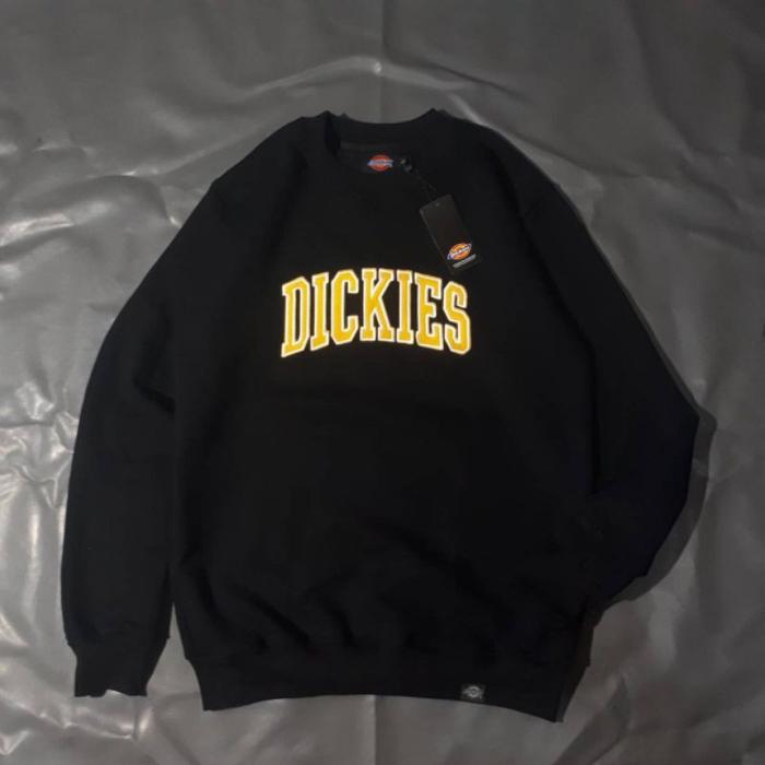Jacket Crewneck dickies teks kuning