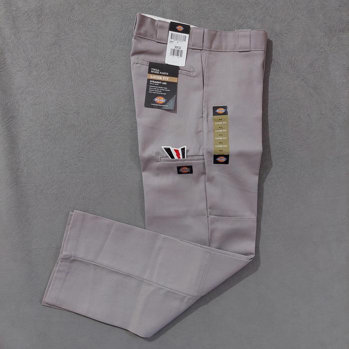Longpants DICKIES 85283 LOOSE FIT CELL POCKET DOUBLE KNEE Silver